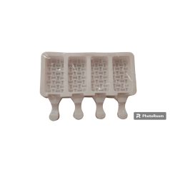 Jégkrém készítő szilikon forma - háromszög