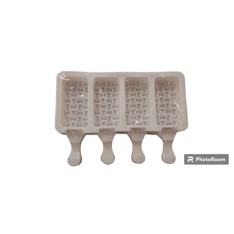 Jégkrém készítő szilikon forma - háromszög