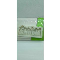 Szilikon forma virágos rét