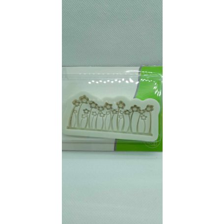 Szilikon forma virágos rét