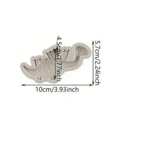 Szilikon forma dínó 3