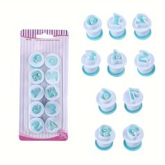 Rugós betű kiszúró 10 db-os számok