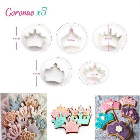 Tiara/korona kiszúró 5 db/cs