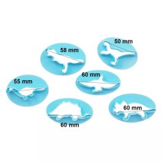 Dínó kiszúró 5 db/cs