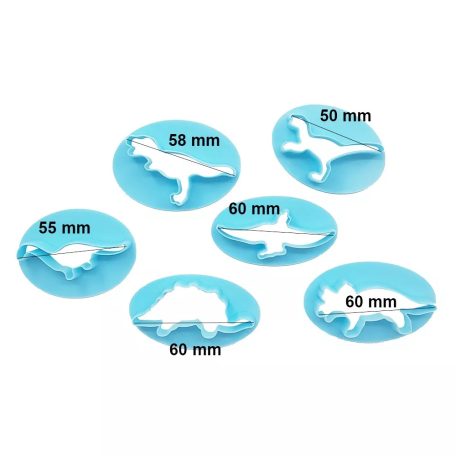 Dínó kiszúró 5 db/cs