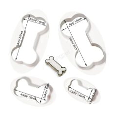 Sütemény kiszúrócsont műanyag 4 db-os