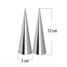 8 DARABOS FÉM TÖLCSÉR SÜTŐFORMA, HABROLÓ FORMA - NAGY