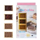 Csokis keksz készítő (kiszúró és csokiöntő forma) húsvéti mintával