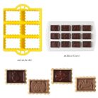 Csokis keksz készítő (kiszúró és csokiöntő forma) húsvéti mintával