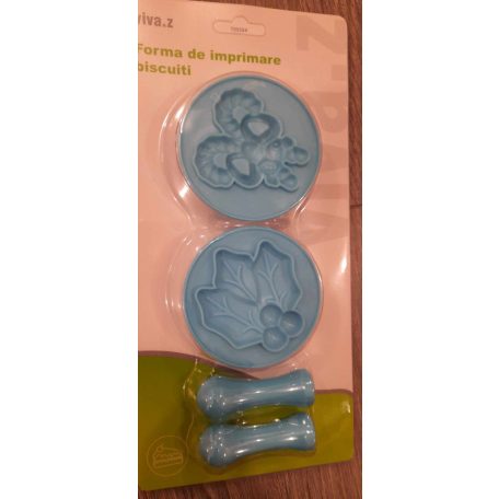 Kekszpecsét karácsonyi mintával 2. (2 db/cs)