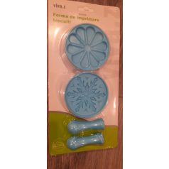 Kekszpecsét karácsonyi hópehely mintával 2. (2 db/cs)