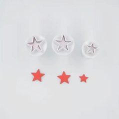 Csillag kiszúró 3 db-os