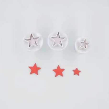 Csillag kiszúró 3 db-os