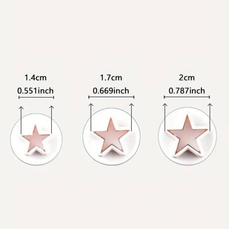 Csillag kiszúró 3 db-os