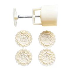 Keksz kiszúró/pecsét rózsás