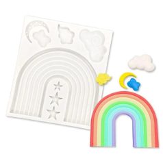 Szilikon szivárvány mintázó