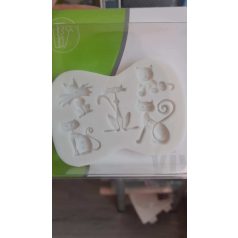 Cicák szilikon forma