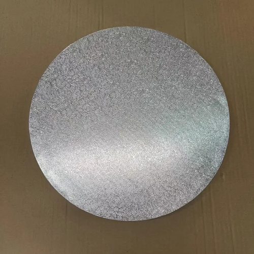 Tortaalátét ezüst 3 mm vtg mintás - 25 cm