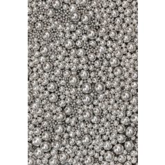 Soft cukorgyöngyök, ezüst, 3, 4, 5, 7, 10 mm