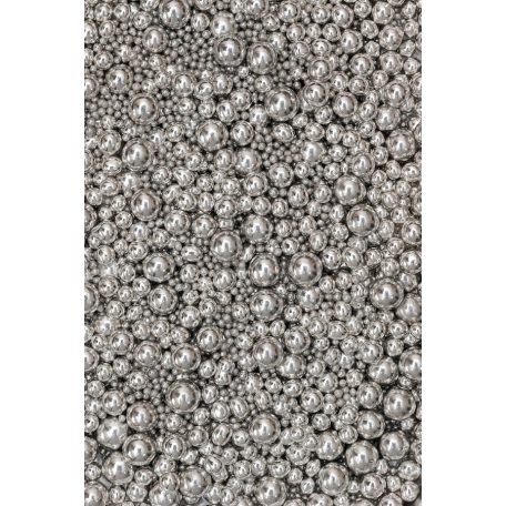 Soft cukorgyöngyök, ezüst, 3, 4, 5, 7, 10 mm