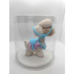 Tortadísz cukorfigura láma