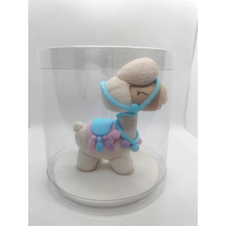 Tortadísz cukorfigura láma