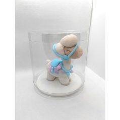 Tortadísz cukorfigura láma