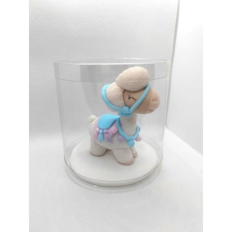 Tortadísz cukorfigura láma