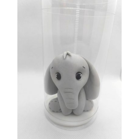 Tortadísz cukorfigura elefánt