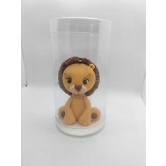 Tortadísz cukorfigura oroszlán