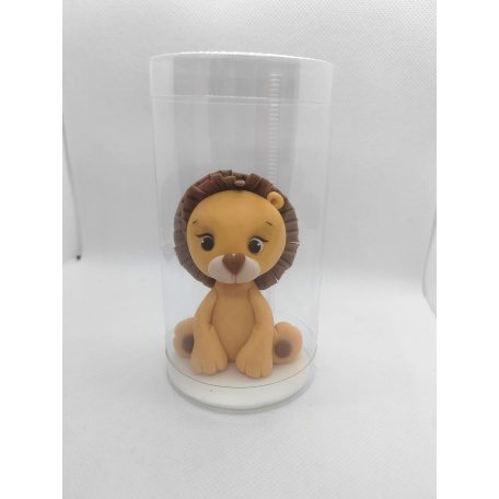 Tortadísz cukorfigura oroszlán