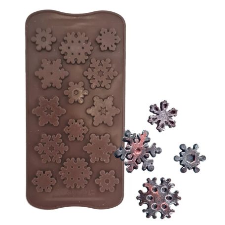 Hópehely szilikon forma 