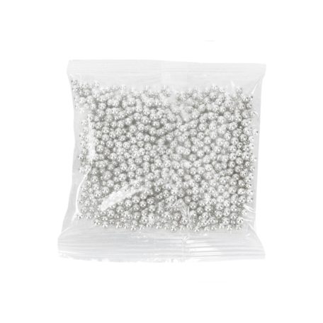 CM Basics ezüst gyöngyök kicsi, cukor 3 mm 50g