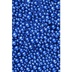   Soft cukorgyöngyök metál sötétkék színben, 3, 5, 7, 10 mm