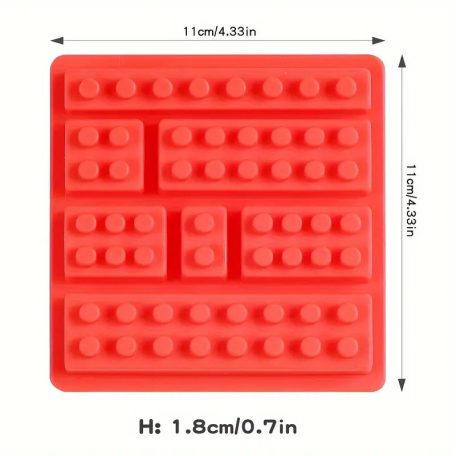 Szilikon lego forma 2.
