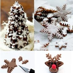   FONDANT ÉS MARCIPÁN MŰANYAG KISZÚRÓ ÉS MINTÁZÓ SZETT – hópehely (6 DARAB/CSOMAG)