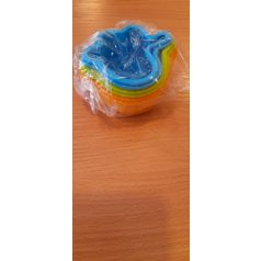 Szilikon sütőforma száj alakú 6 db-os