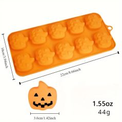 Szilikon forma halloween tök