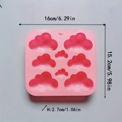 Felhő szilikon forma