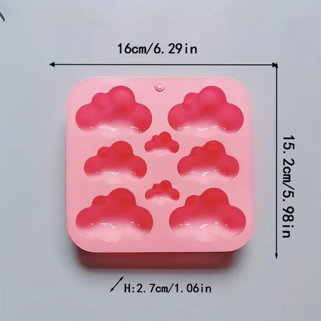 Felhő szilikon forma