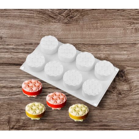 Hullámos szilikon sütemény forma