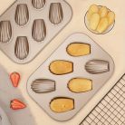 Madeleine sütőforma 6 db-os