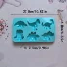 3D dinoszaurusz szilikon forma