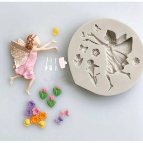 Szilikon forma tündér