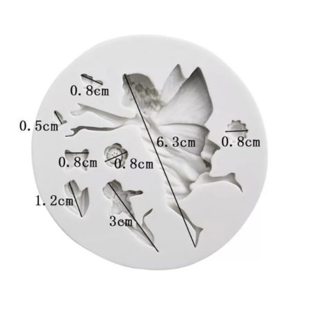 Szilikon forma tündér