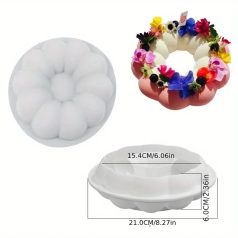 Szilikon mousse forma koszorú