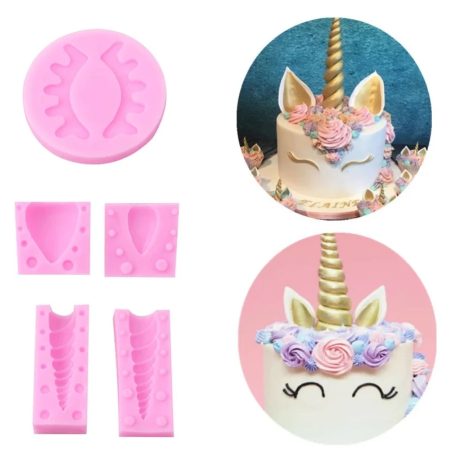 Unikornis szilikon forma