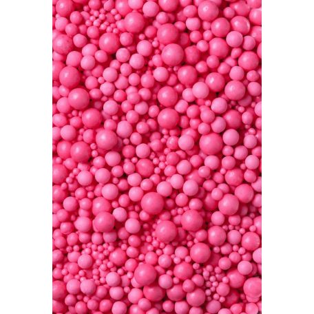 Soft cukorgyöngyök pink 3, 5, 7, 10 mm