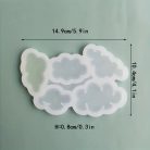 Felhő mintás szilikon nyalóka forma