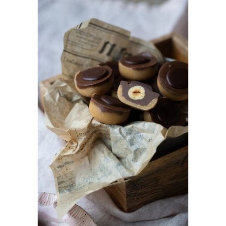 Tejcsokoládés tölthető bonbon alapok 12 db/csomag